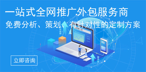 一站式全网推广外包服务商,免费分析、策划、有针对性的定制方案